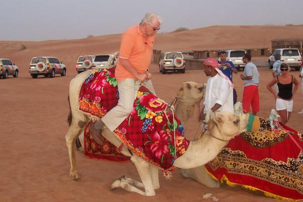 Bill's camel lets him off gently