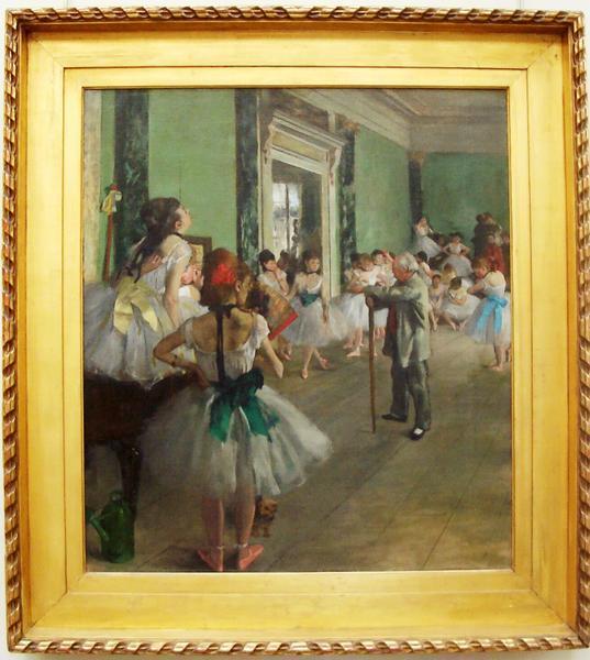 "The Dance Class" by Degas