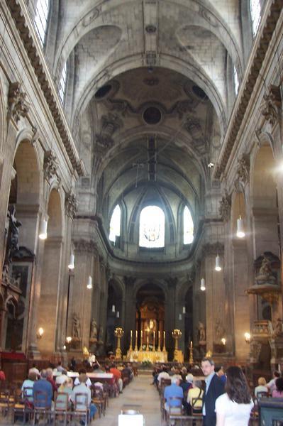 The nave of St. Sulpice
