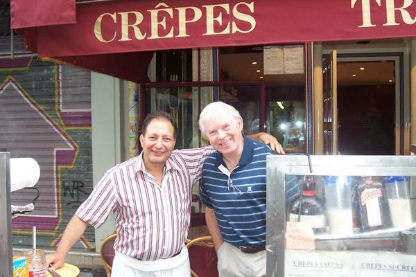Bill and crepe-master Stephan