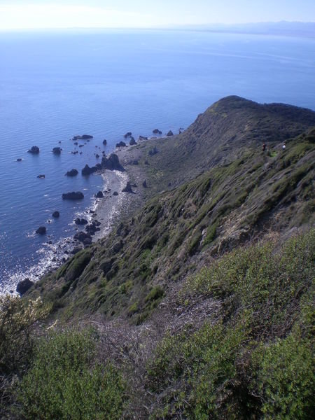 The northern end, Kapiti Island