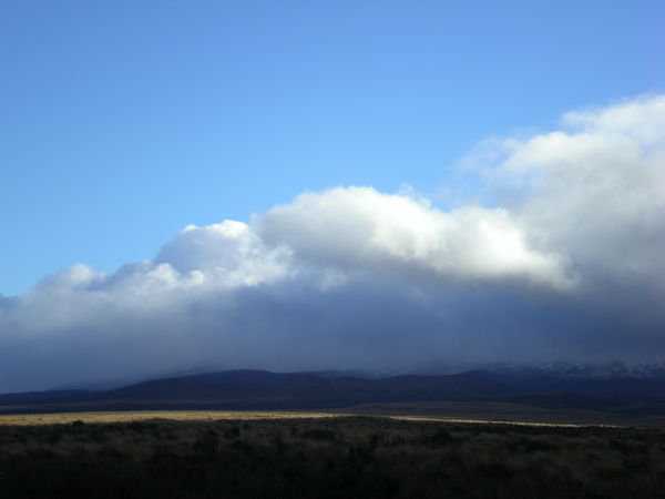 Tongariro Mountains, seen from Desert Road