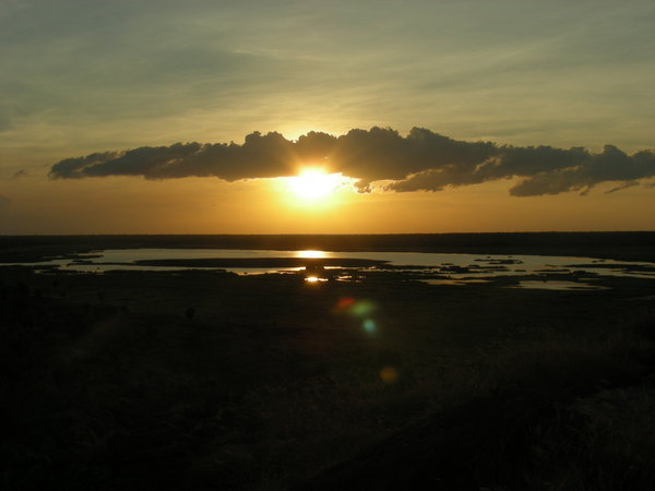 Sunset over Wetlands