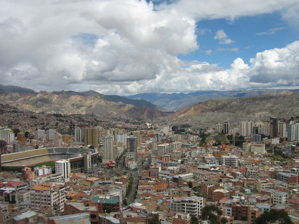 La Paz vom Kilikili-Mirador