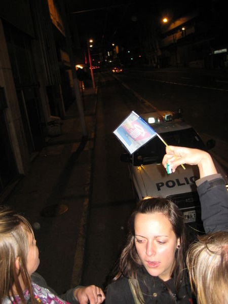 party at chifa, but the police didn's want to celebrate with us. ¿que viva quito?!