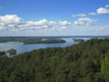 view above pyhäjärvi (lake)