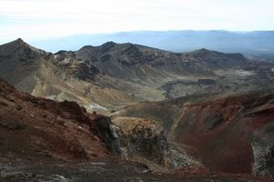 am Rand des Red Crater (1886m)