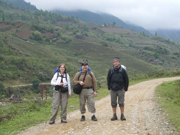 On our way to homestay lunch