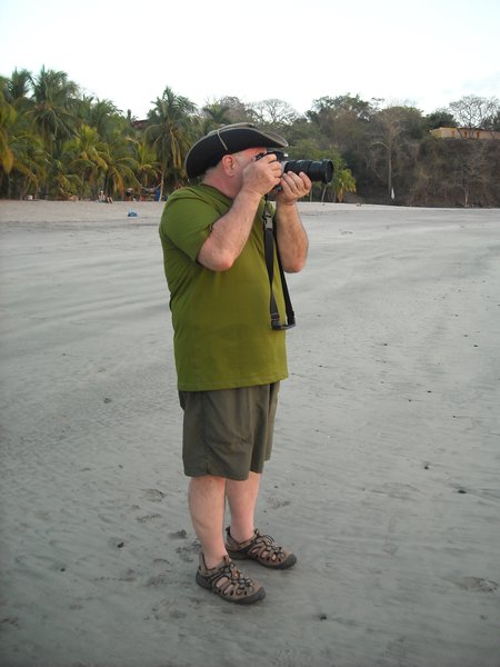 Dad photographing the sunset