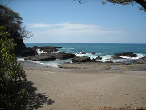 Small secluded beach just south of Carrillo