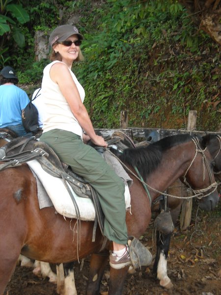 Mom the natural horse rider