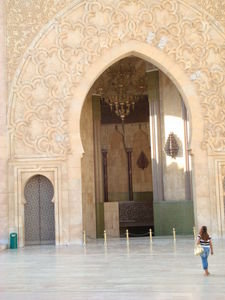 entrance into Mosque