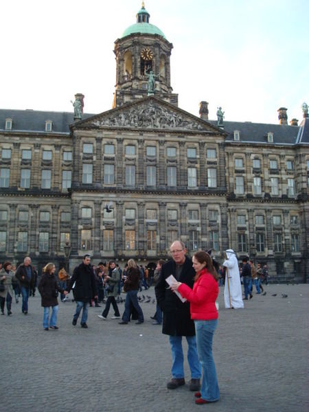 Keith and Isabelle at  Royal Palace
