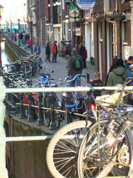 bikes along canal