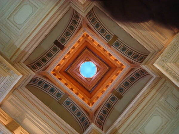 ceiling in the Palace of Justice