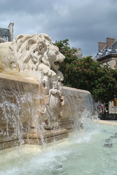 fountain near St. Sulpice