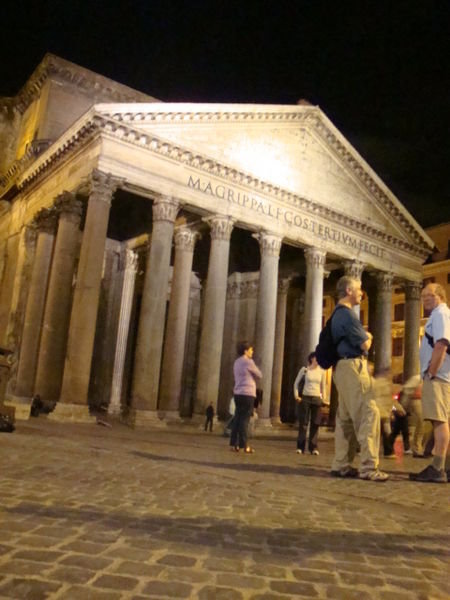 Pantheon at night
