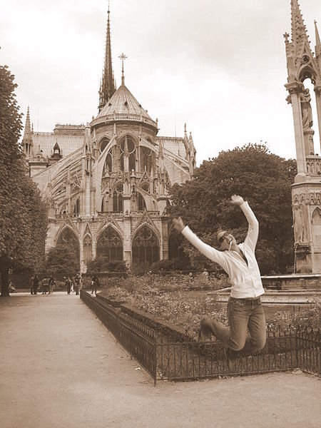 gardens of  Notre-Dame