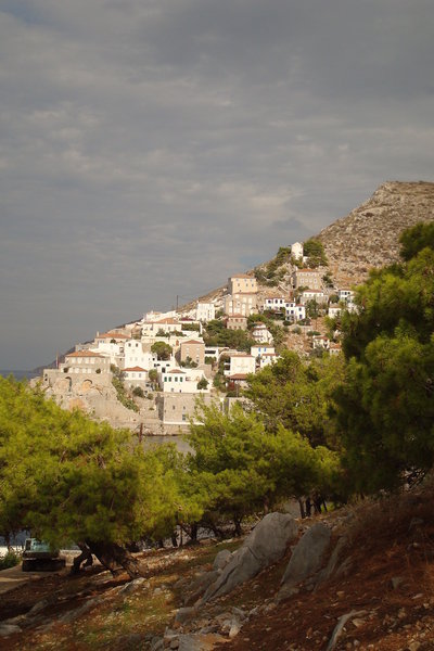 towards the town of Hydra