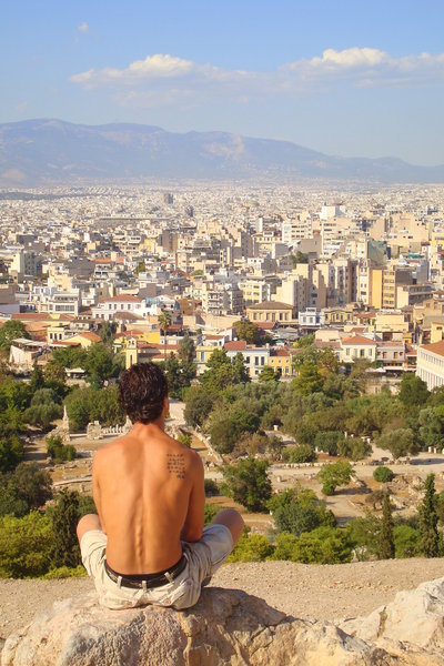 meditation on the hill of Areopagus
