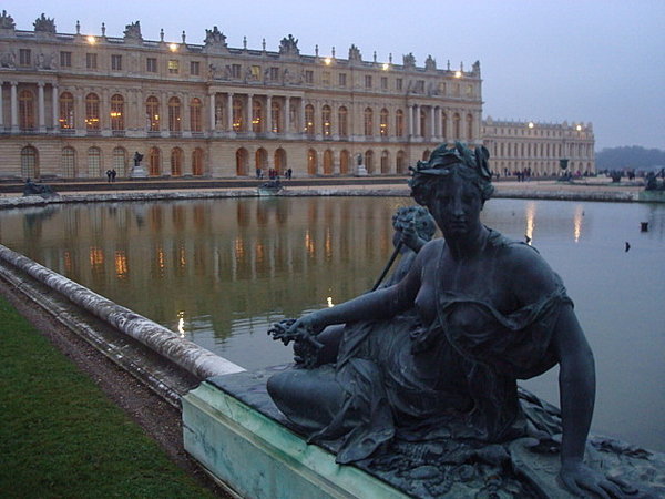 chilly evening at Versailles
