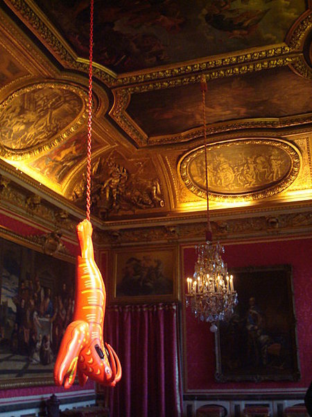 Koon's lobster art in Versailles