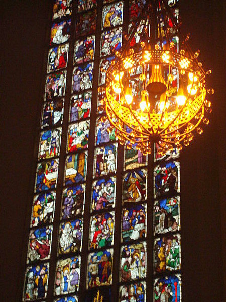 stained glass in Frauenkirche 