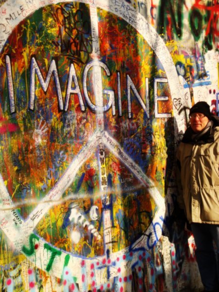 Imagine at Lennon Wall