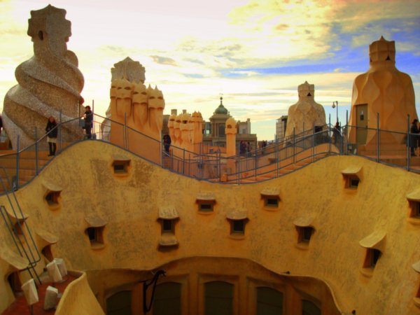 Gaudi's roof top