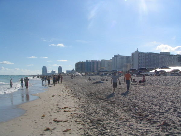 La plage de South Beach