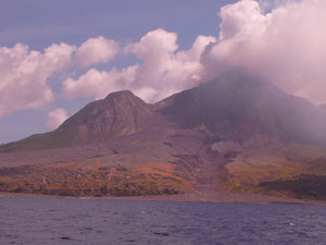 Le volcan de Montserrat