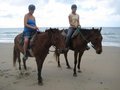 Horseriding on the beach at Cape Trib