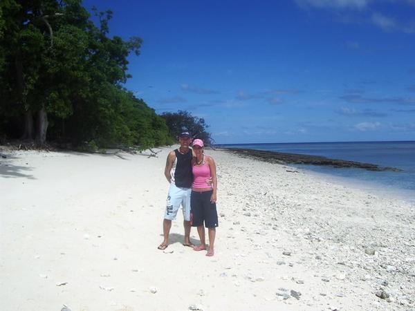 Look at us on the great Barrier reef and Lady Musgrave island!!