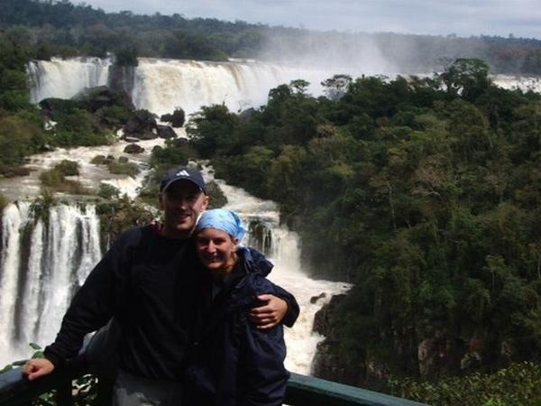 Us at the Iguassu Falls