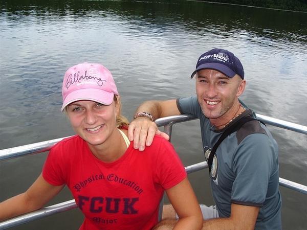 Us on the Daintree River