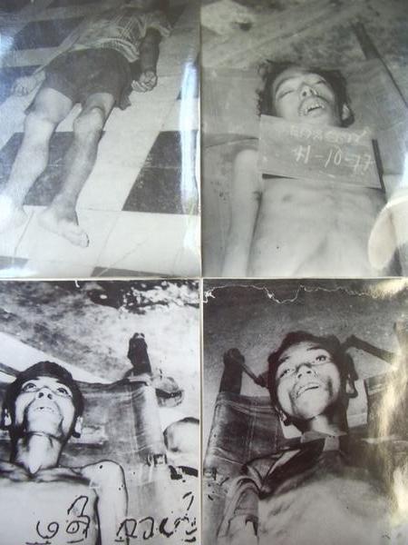 Some of the many victims of the Khmer Rouge.