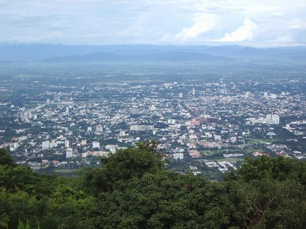 The view from the top of Doi suthet