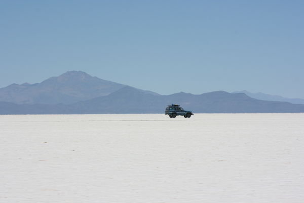 Driving on the Salt Flats!