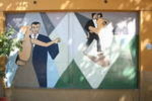 San Telmo tango mural