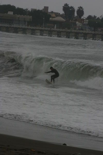 Surfs up and so is Chris!