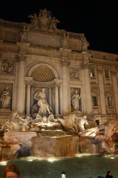 The Trevi Fountain....