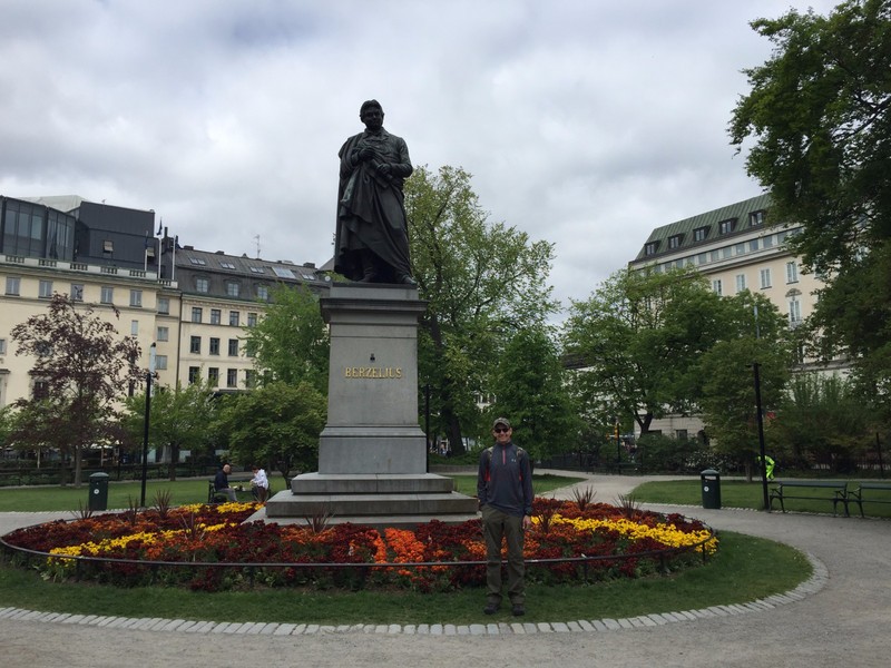 A Swedish chemist gets his own city park.