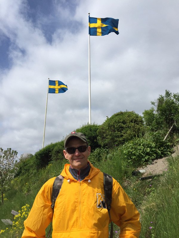 Brian likes the Swedish flag