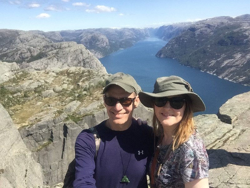 A fjord from the top