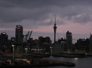 Coming in to Auckland