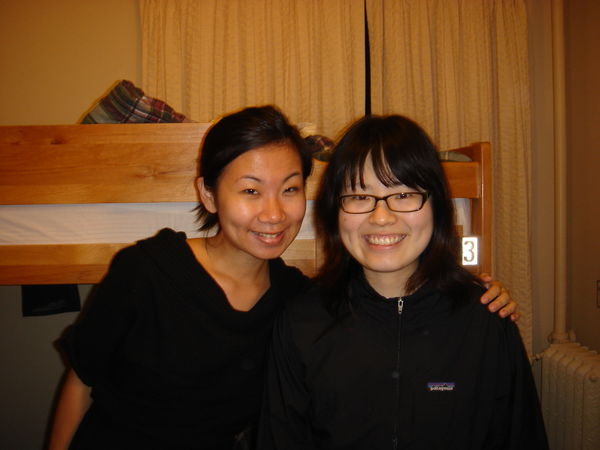 me and my Miwa Matsuura : ) I looked so tired after 12 hour-no-sleep ...