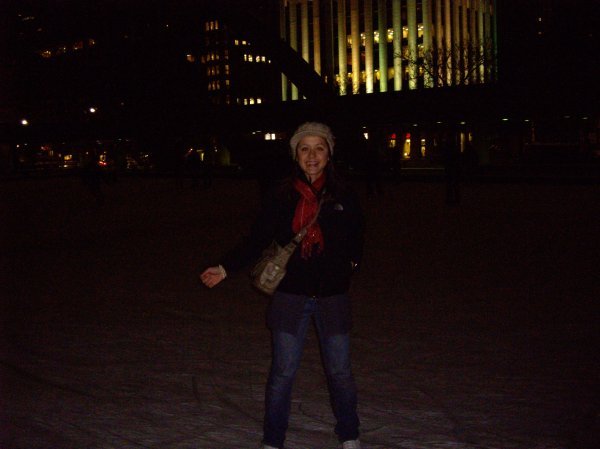 Ice skating at 10:30pm...love this Canadian lifestyle!