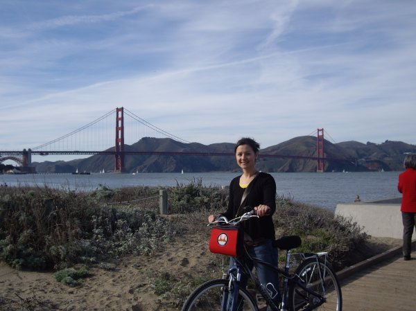 Me and my bike and the bridge