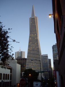 Transamerica Building on my way out of San Fran :(