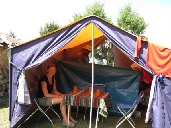 Our dining tent